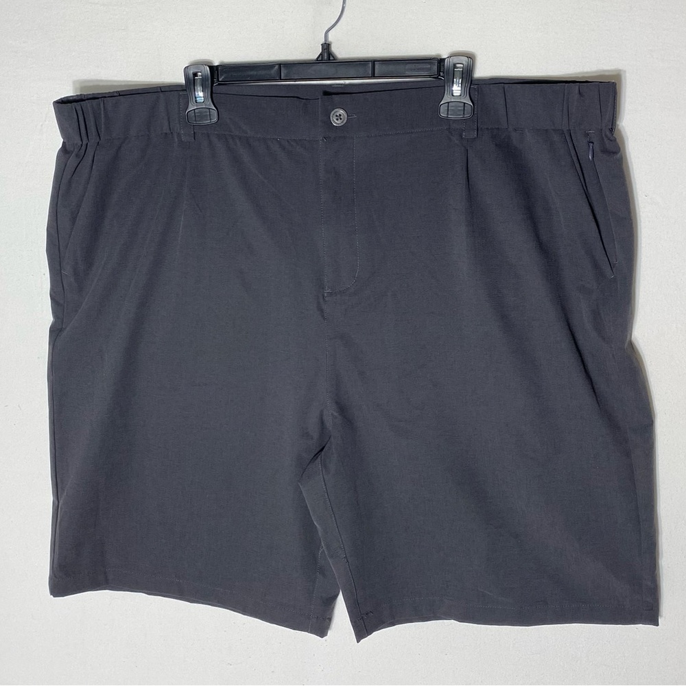 Boyzn Dark Grey Flat Front Casual Shorts XXXL